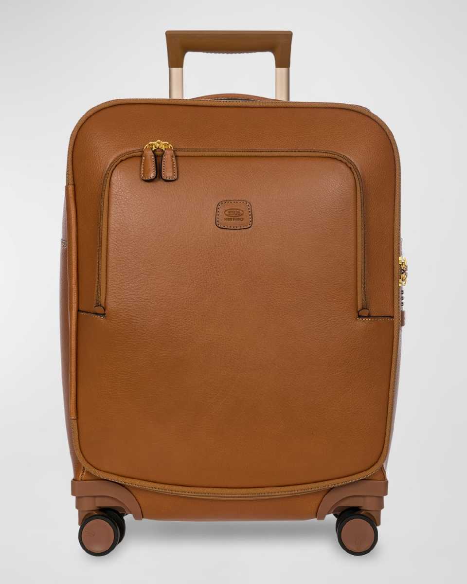 Life Pelle Compound 21" Leather Carry-On Spinner